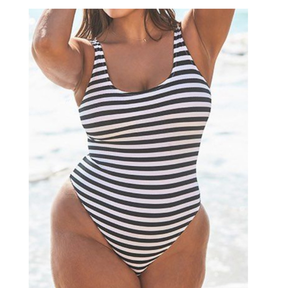 Ashley Graham Other - Ashley Graham ribbed HOTSHOT 1pc swimsuit 11j3!